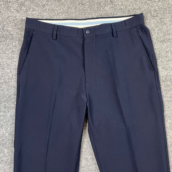 FJ FootJoy Pants Mens 36 Navy Stretch Straight Golf Performance Lightweight - Picture 3 of 13